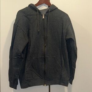 Fruit of the Loom Men's Dark Gray Hoodie Sweater